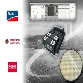 SMA 採用賽米控丹佛斯模組和 ROHM 的 2kV S